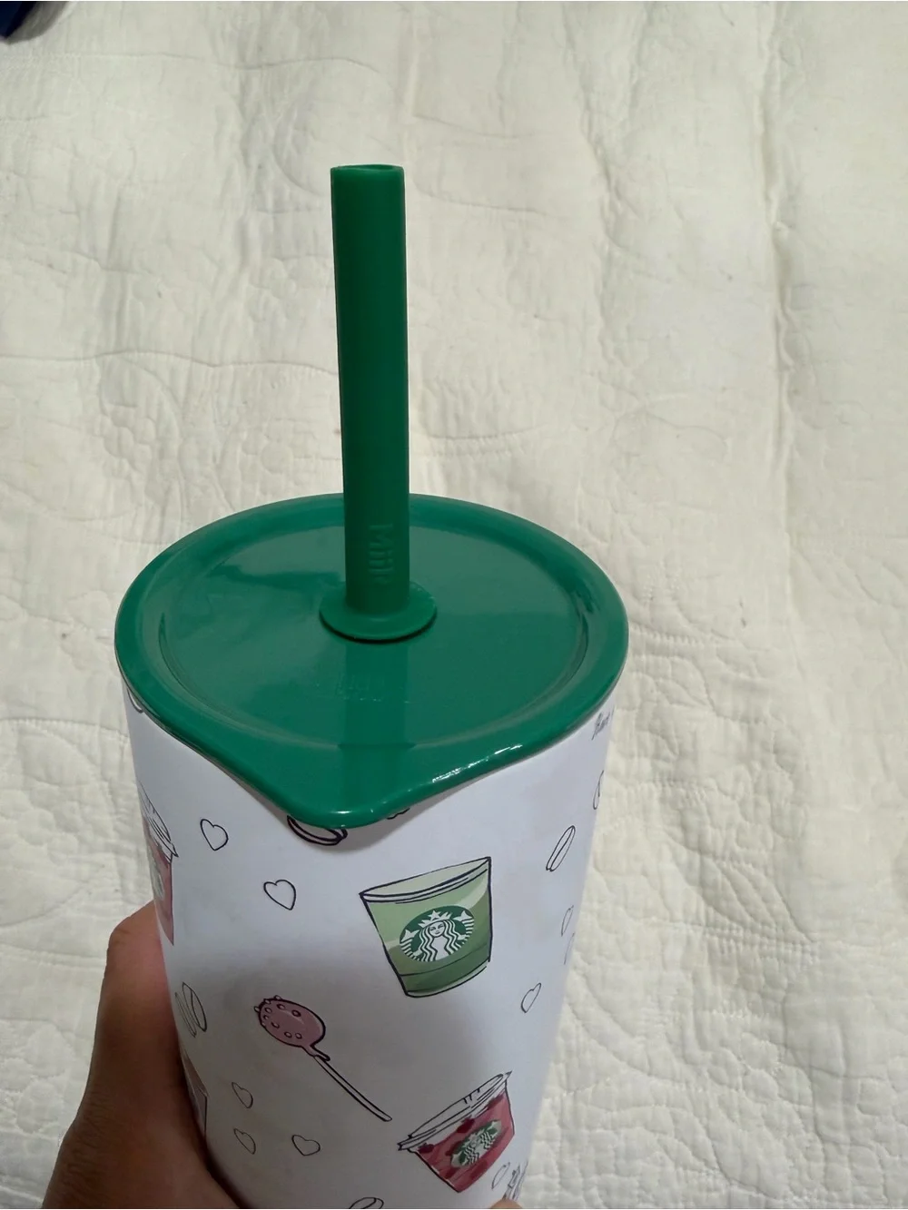 Roller Rabbit X Starbucks Coffeehouse Bonanza Stainless Steel Cold Cup NEW
